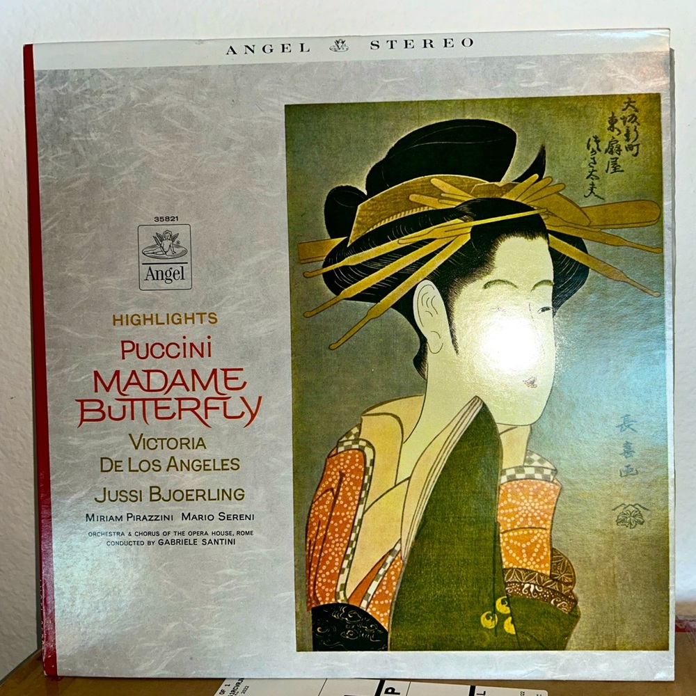 Puccini Madame Butterfly Vinyl Record